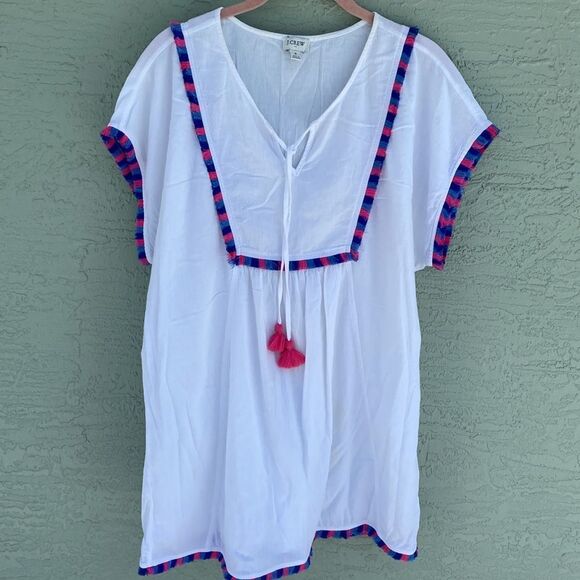 J.Crew Fringe Sz S J.Crew Fringe Tunic Cover-Up - Picture 5 of 14